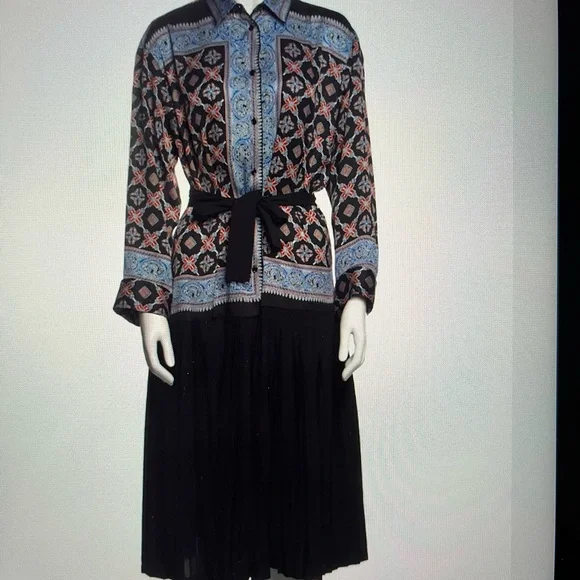 Sandro Rjoel Printed Midi Dress - Picture 2 of 11